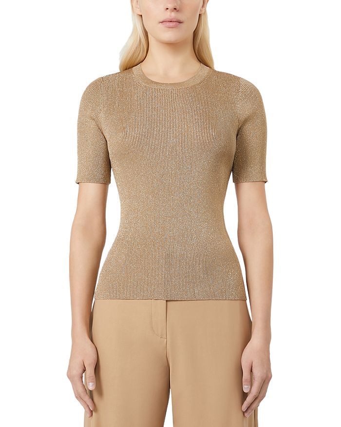 

1 Топ Svelto из трикотажа Max Mara Studio, золотой