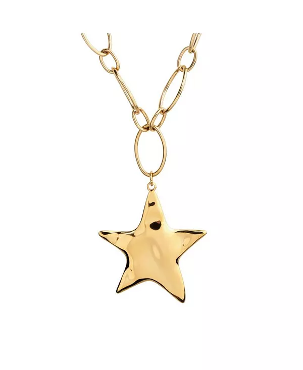 

Массивное ожерелье с подвеской в виде звезды Little Sky Stone, gold