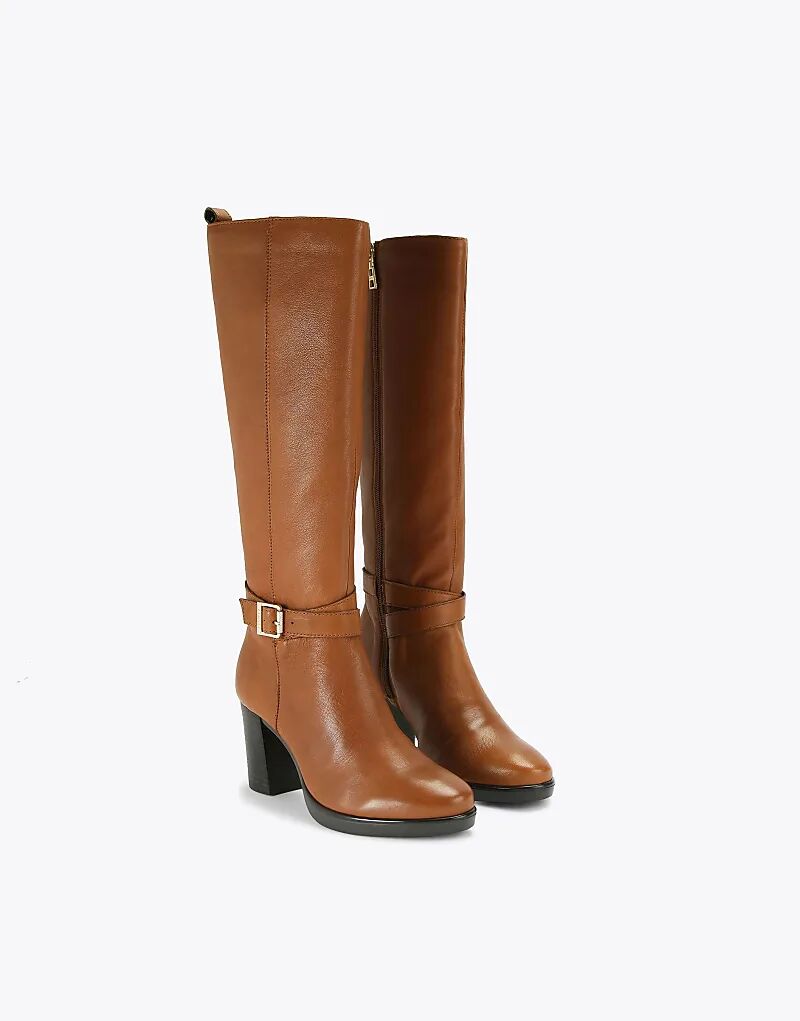 Высокие сапоги Carvela Silver 2 из светло-коричневой кожи — фото 2