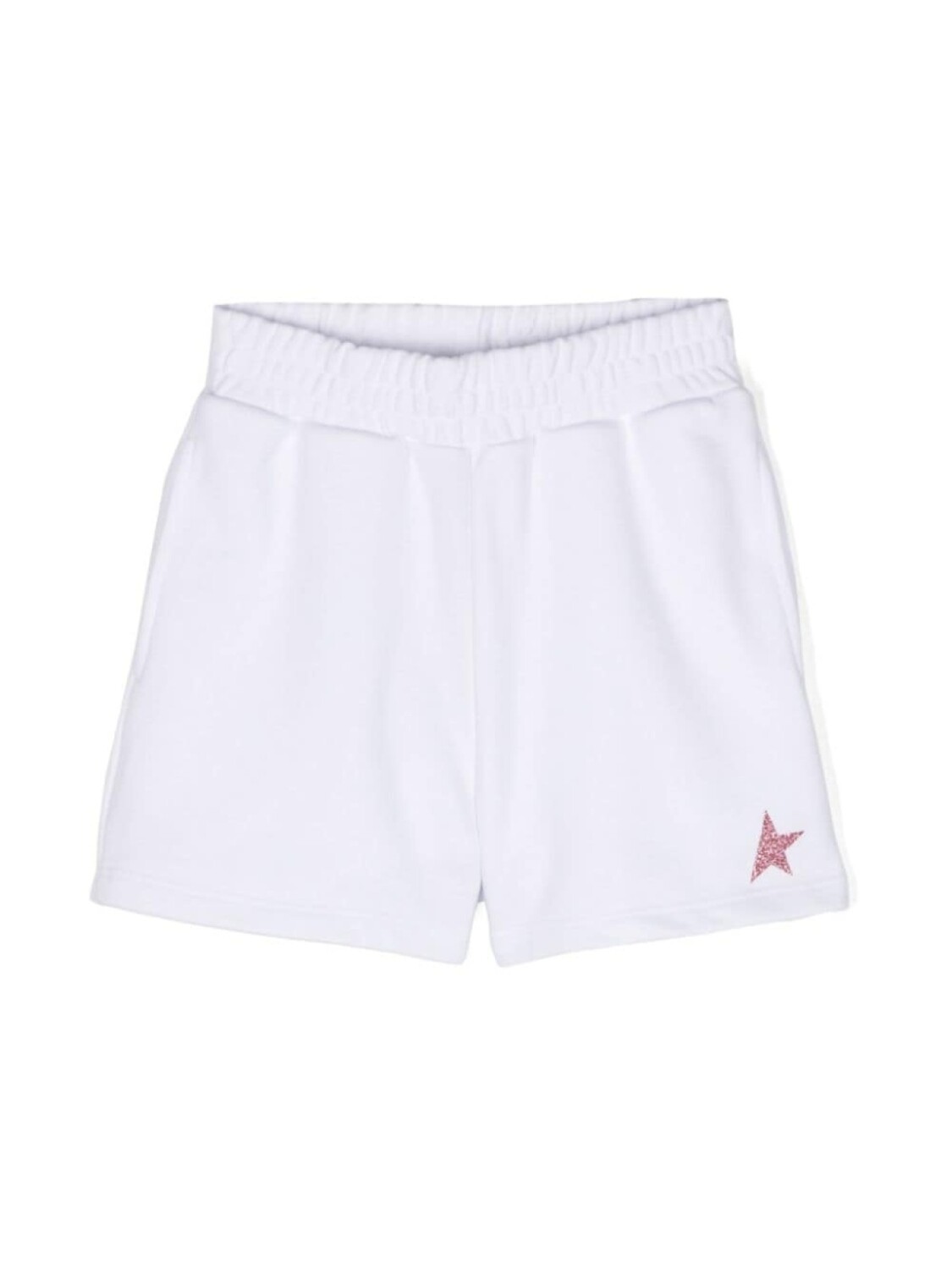 

Golden Goose Kids шорты с блестками, белый