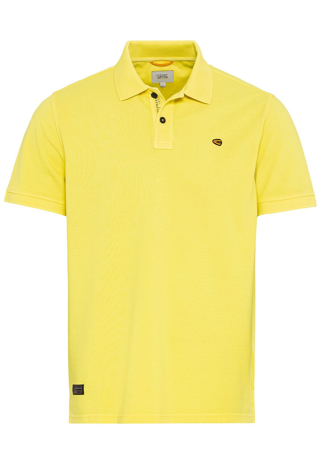 

Поло Camel Active Piqué aus zertifiziertem Organic Cotton, желтый
