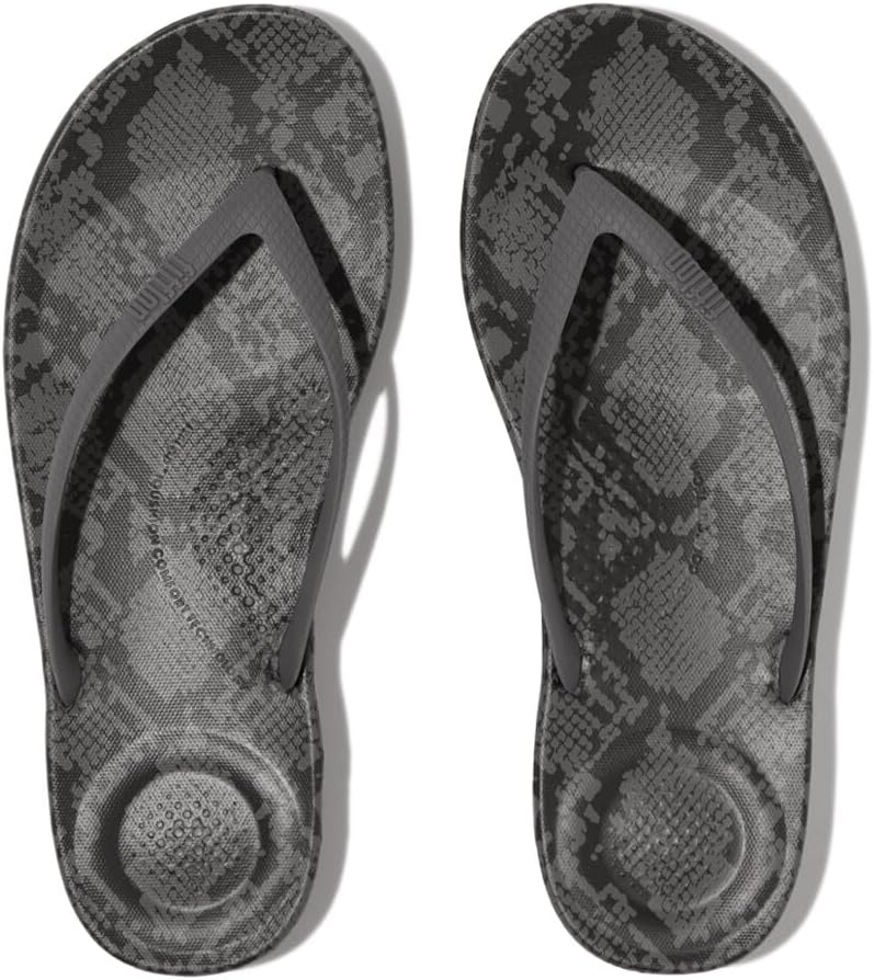 Мужские эргономичные шлепанцы FitFlop Iqushion, Pewter — фото 3