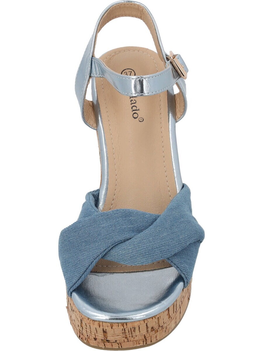 Босоножки на высоком каблуке Palado Sandals Evanie, цвет opal/blue denim — фото 4