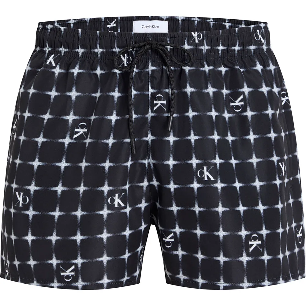 

Шорты для плавания Calvin Klein Jeans Short Drawstring-Print, черный