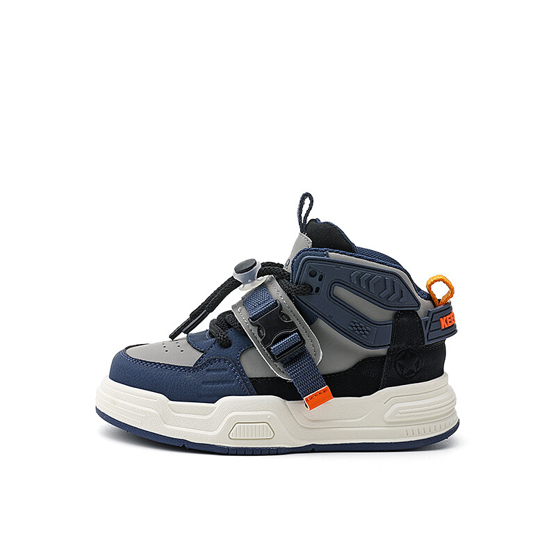 

Кроссовки Jeep Kids Skateboarding Shoes Kids High-top Luxury Gold, синий