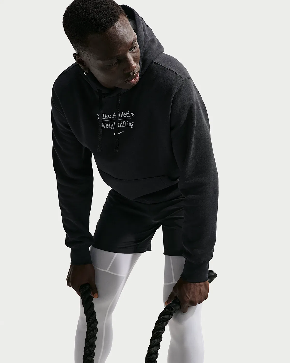 Мужской пуловер для тяжелой атлетики Nike, Black — фото 3