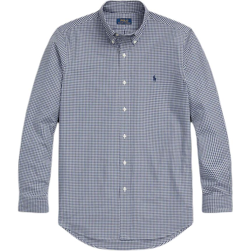 

Рубашка в клетку с длинными рукавами Polo Ralph Lauren, синий