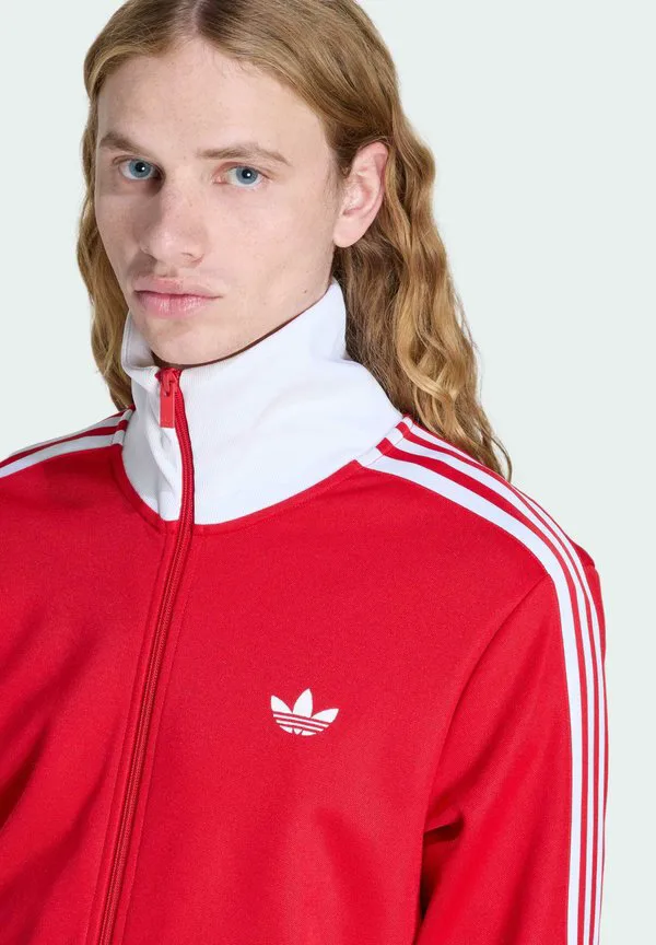 Толстовка beckenbauer на молнии Adidas Originals, Better Scarlet — фото 3