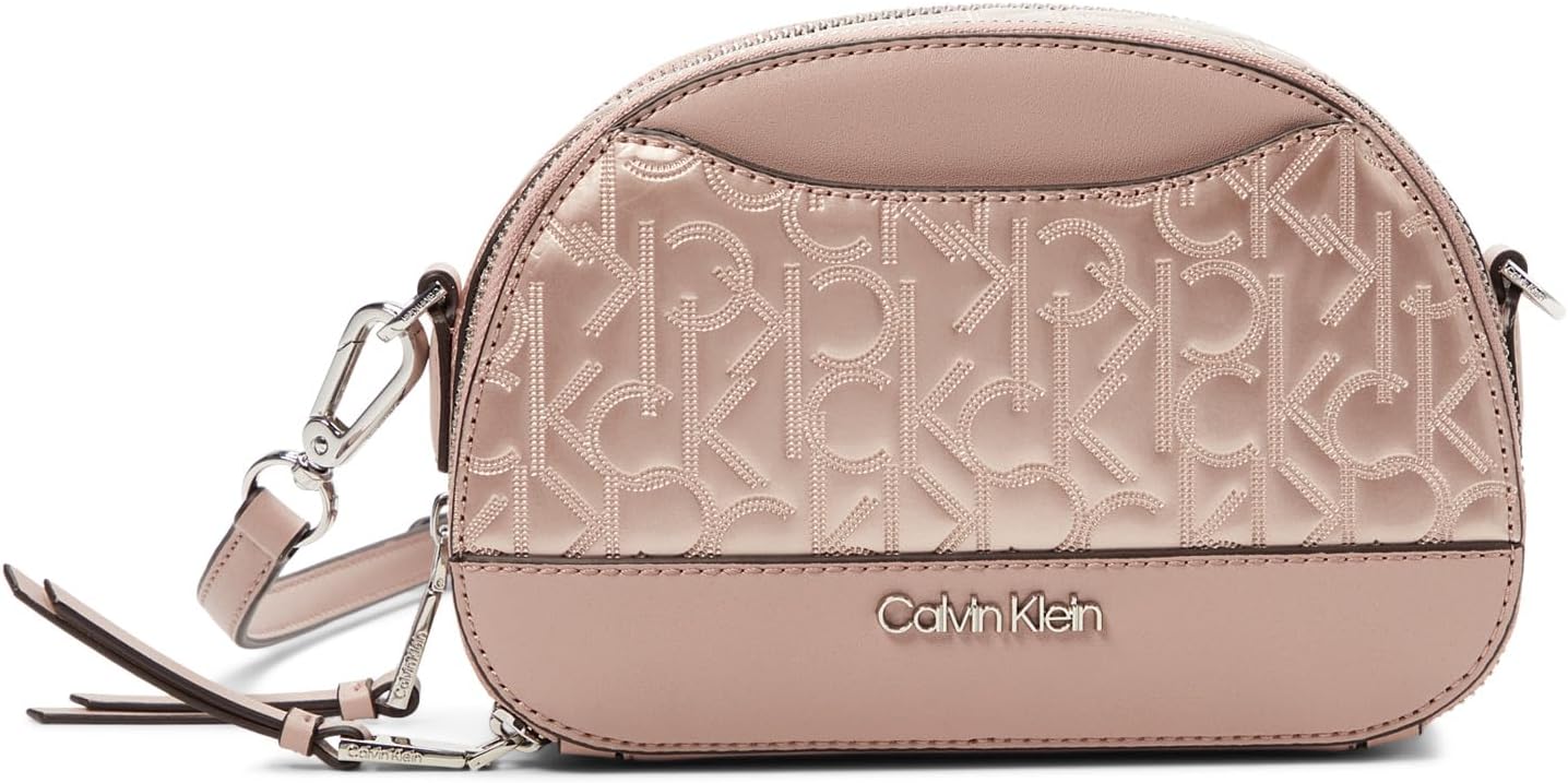 

Сумка кросс-боди Calvin Klein Ashley Signature Crossbody, цвет Rosewood