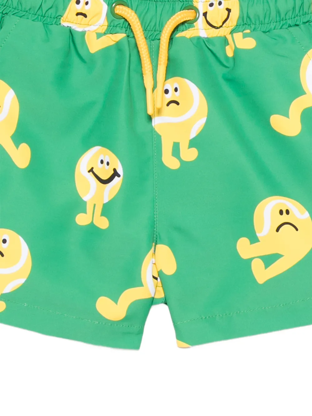 Плавательные шорты на завязках Stella Mccartney Kids, зеленый — фото 2
