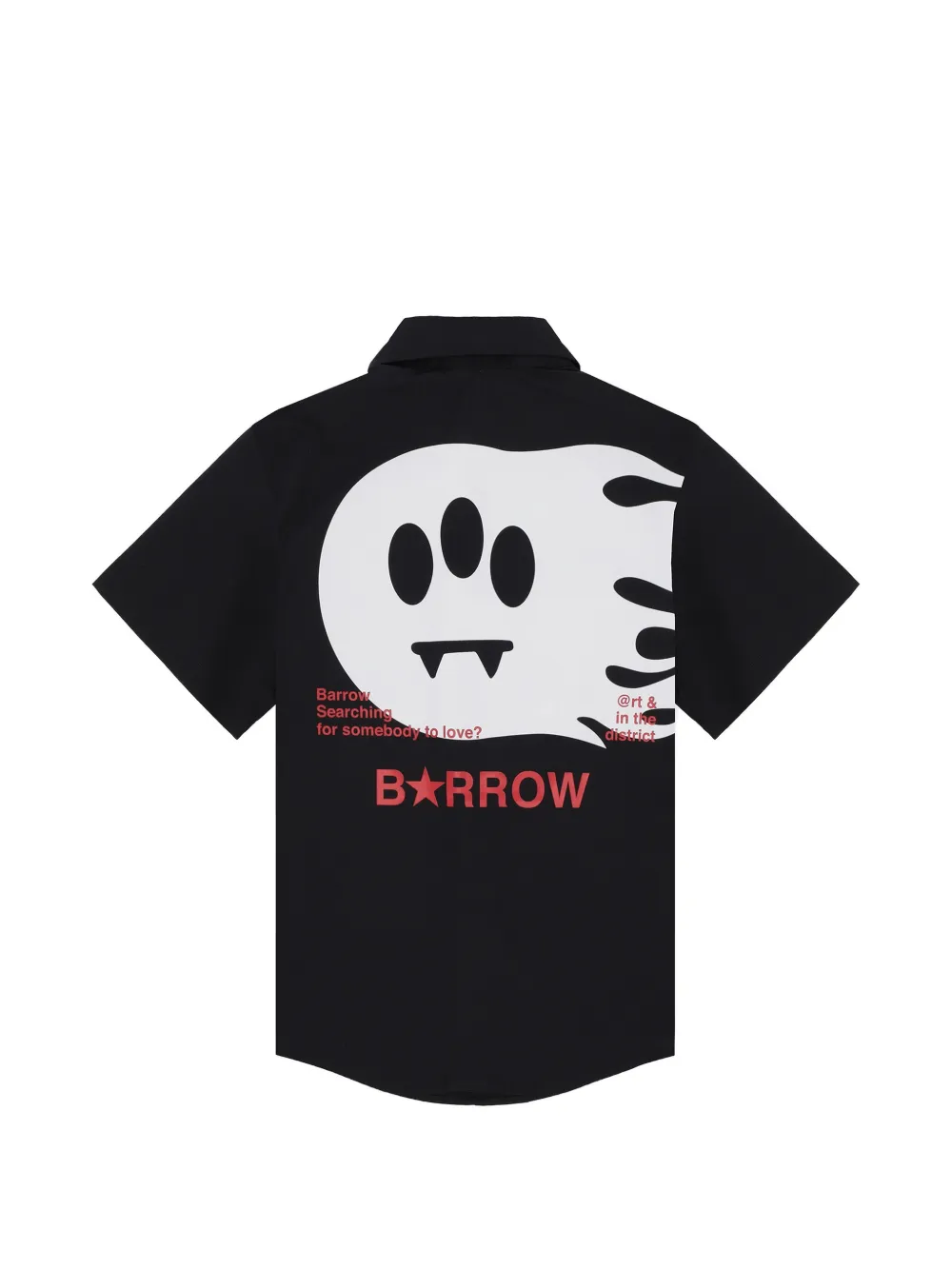 Рубашка с карманом на пуговице Barrow Kids, черный — фото 2