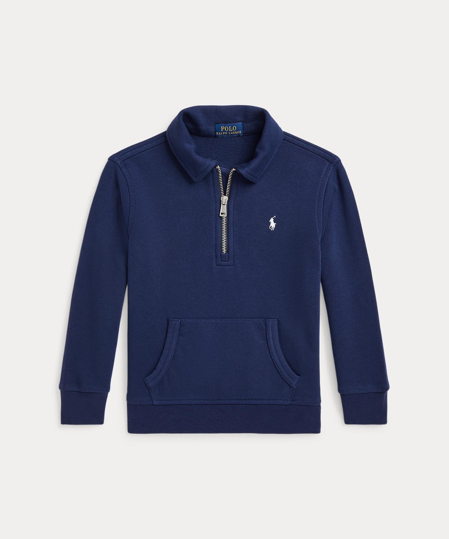 (Для мальчиков 2-7 лет) Цветная толстовка из французской махровой ткани Polo Ralph Lauren, 410 Navy