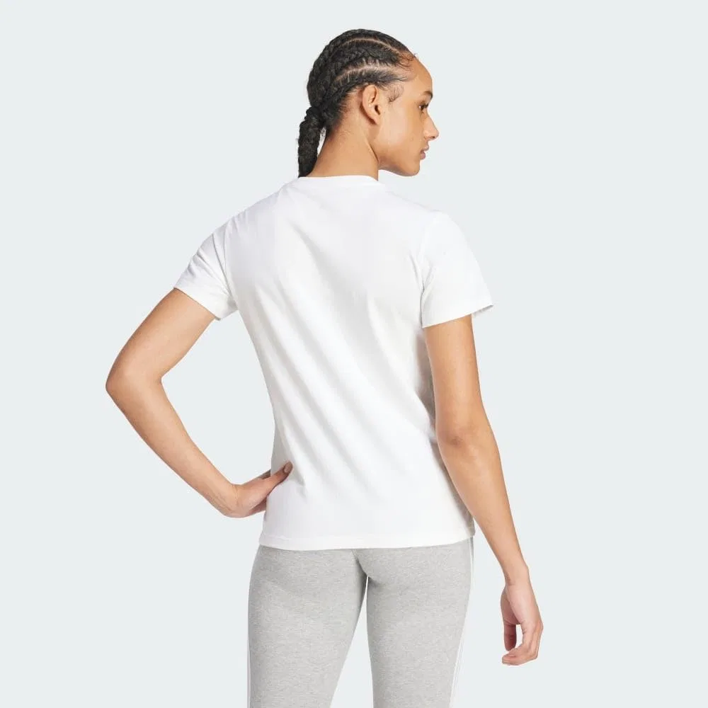 Футболка женская adidas, цвет White/Black — фото 2