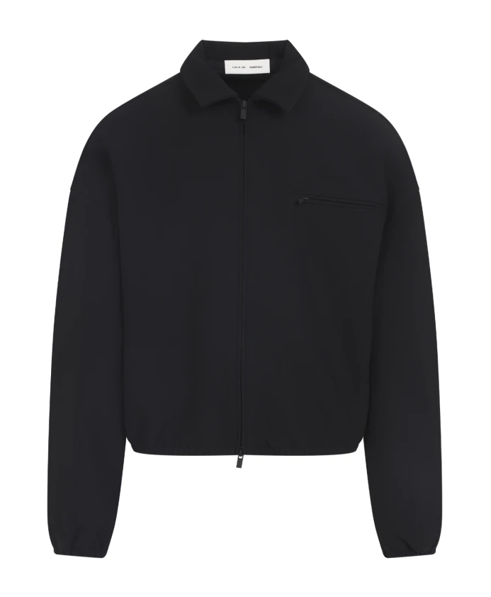 

Куртка на молнии из парусины, черная. Fear Of God, черный