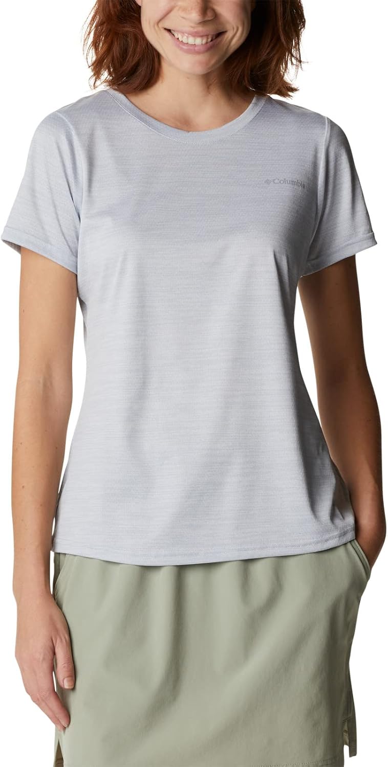 

Columbia Womens Alpine Chill Zero Футболка с коротким рукавом, White Heather