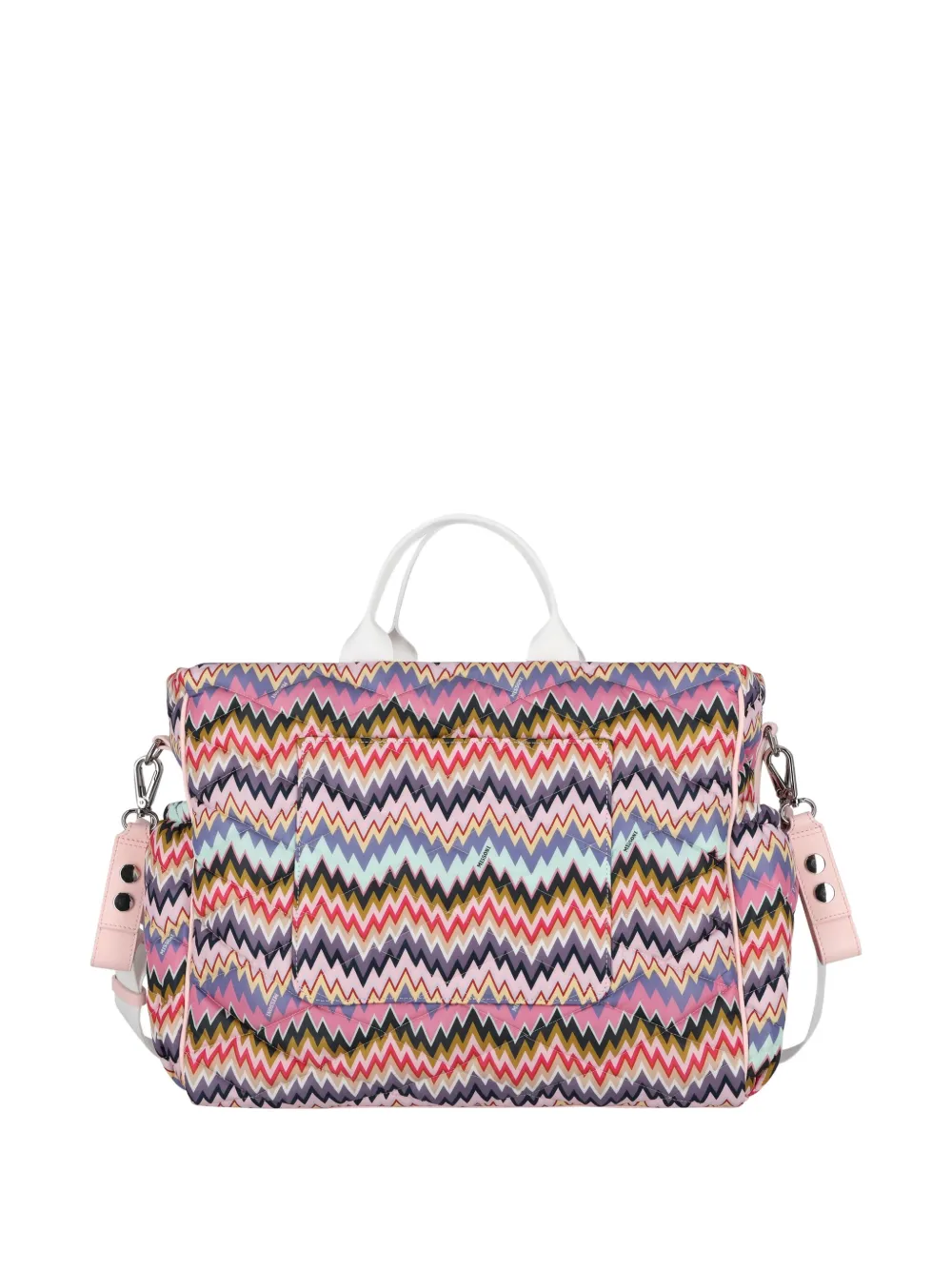 

Стеганая пеленальная сумка Missoni Kids, розовый