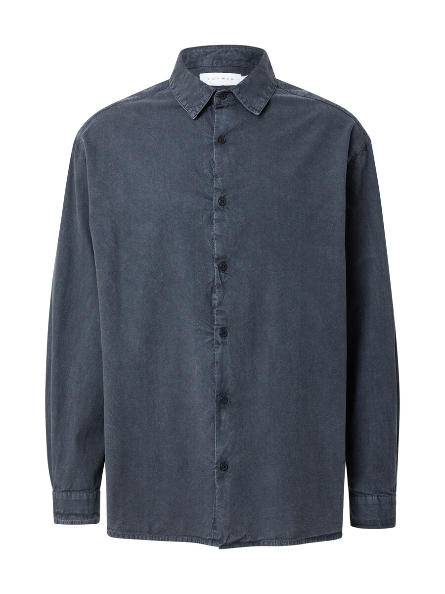 

Рубашка на пуговицах классического кроя TOPMAN, серый