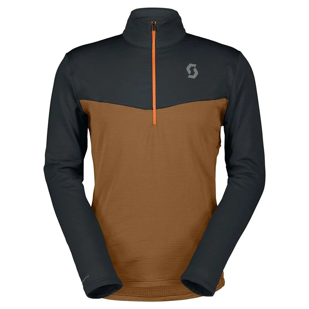 

Флис Scott Defined Light half zip, коричневый
