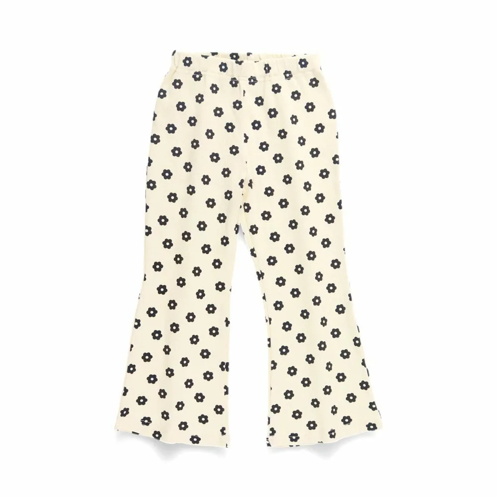 Рубчатые брюки-клеш Branshes, 95: Ivory_Floral Pattern — фото 2