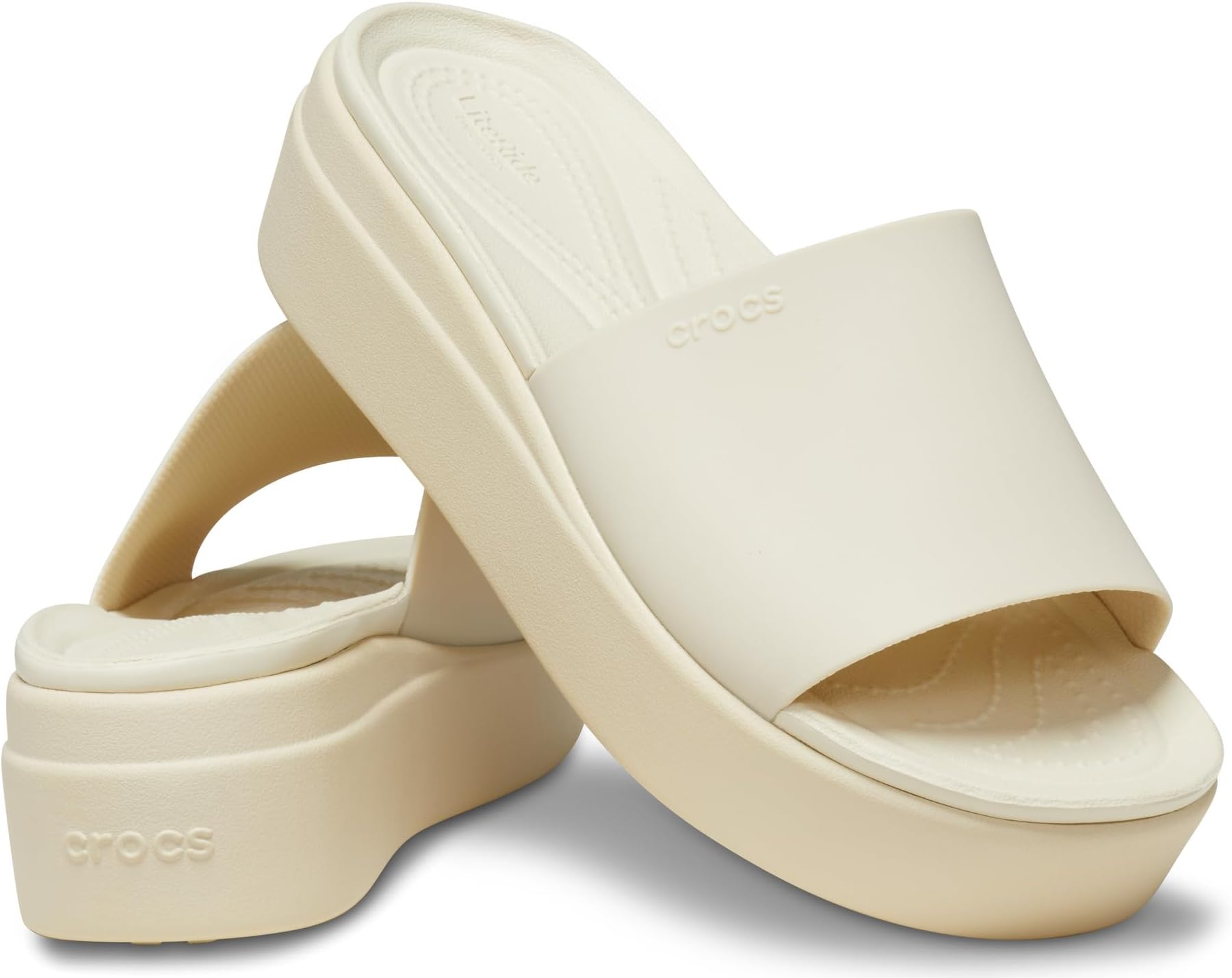 Туфли Crocs Brooklyn Slide, Bone