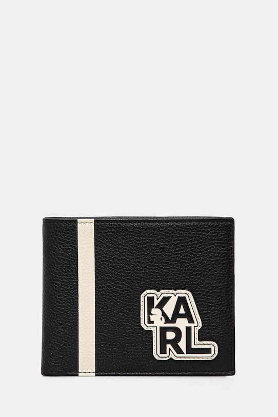 

Кожаный кошелек Karl Lagerfeld, черный