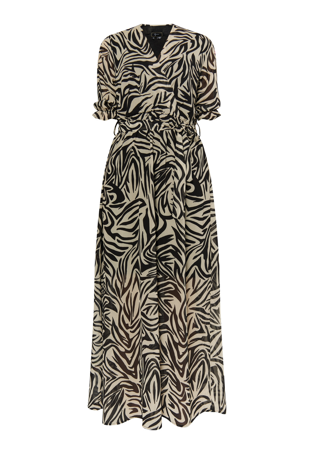 

Платье faina Maxi Mit Zebra Print, бежевый