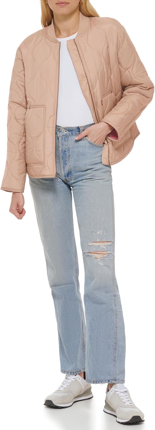 Женская стеганая куртка Levi's Onion Quilted Liner Jacket, Frappe — фото 2