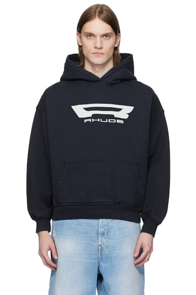 

Черная толстовка с капюшоном Campione Rhude