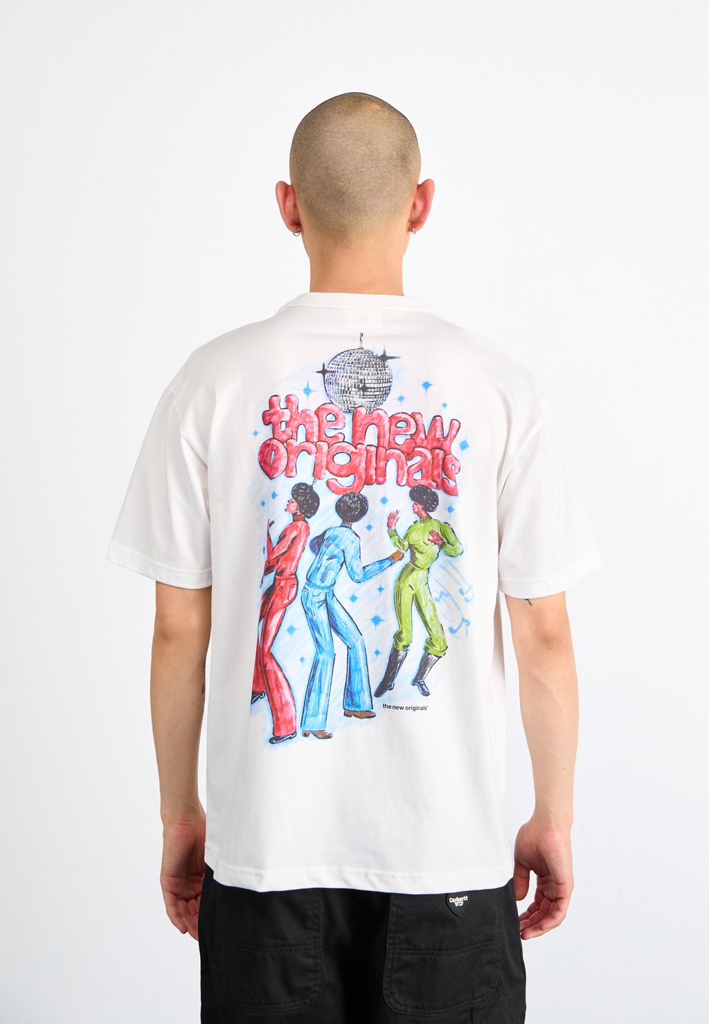 

Футболка с принтом GROOVE TEE The New Originals, белый
