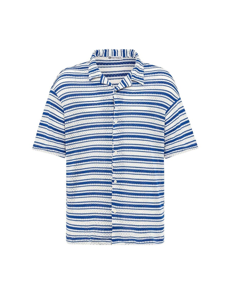 

Рубашка на пуговицах Comfort fit Dandalo, синий