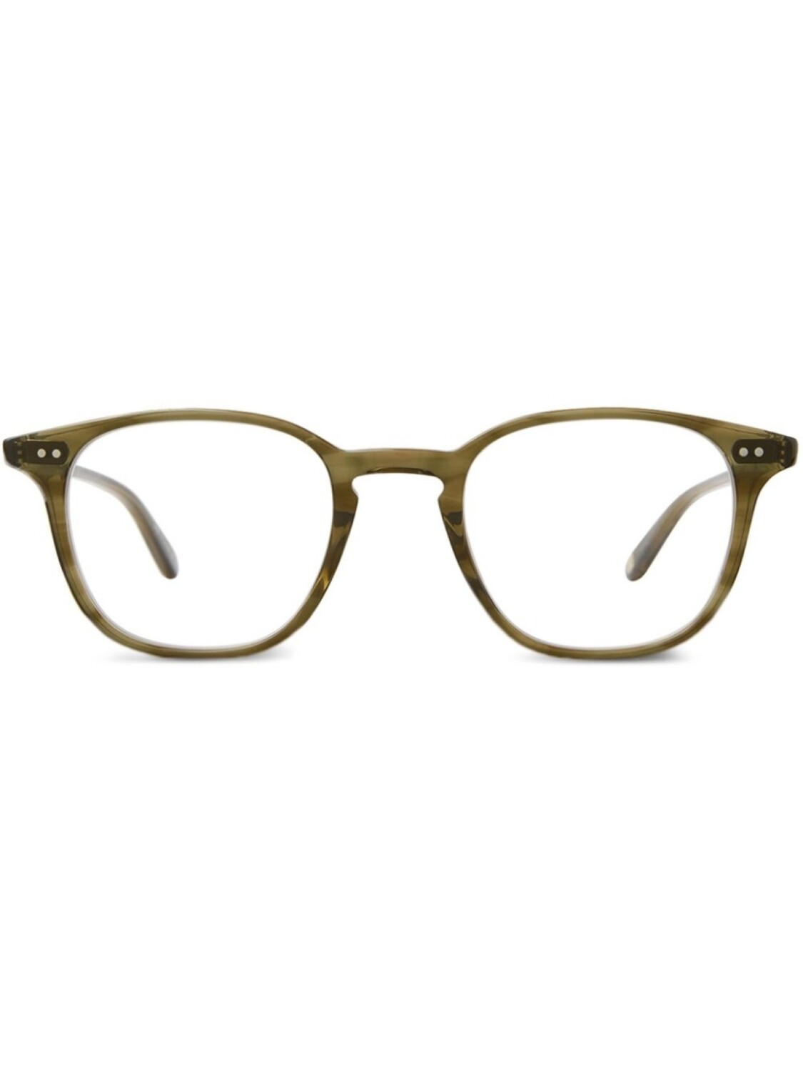 

Очки с геометрической оправой Garrett Leight, зеленый
