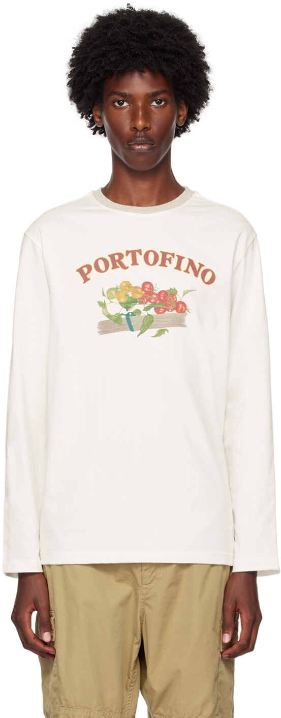 

Футболка с длинным рукавом Off-White «Portofino» Kijun, кремовый