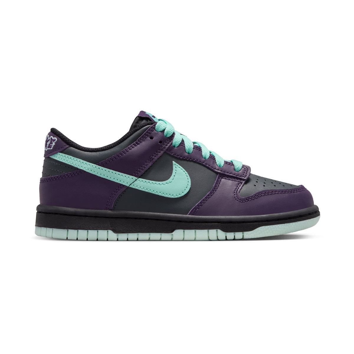 

Кроссовки Grd School Nike Dunk Low_Dk Smoke серый/Artisan Teal-Grand Purple Nike, серый