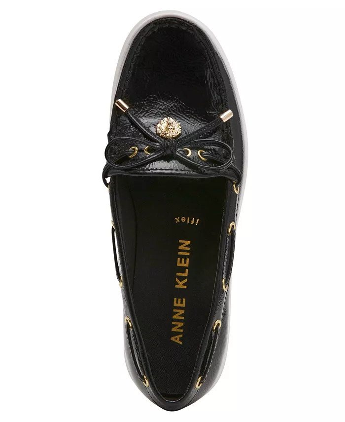 Женские лоферы Allie Boat Shoe Anne Klein, черный — фото 4