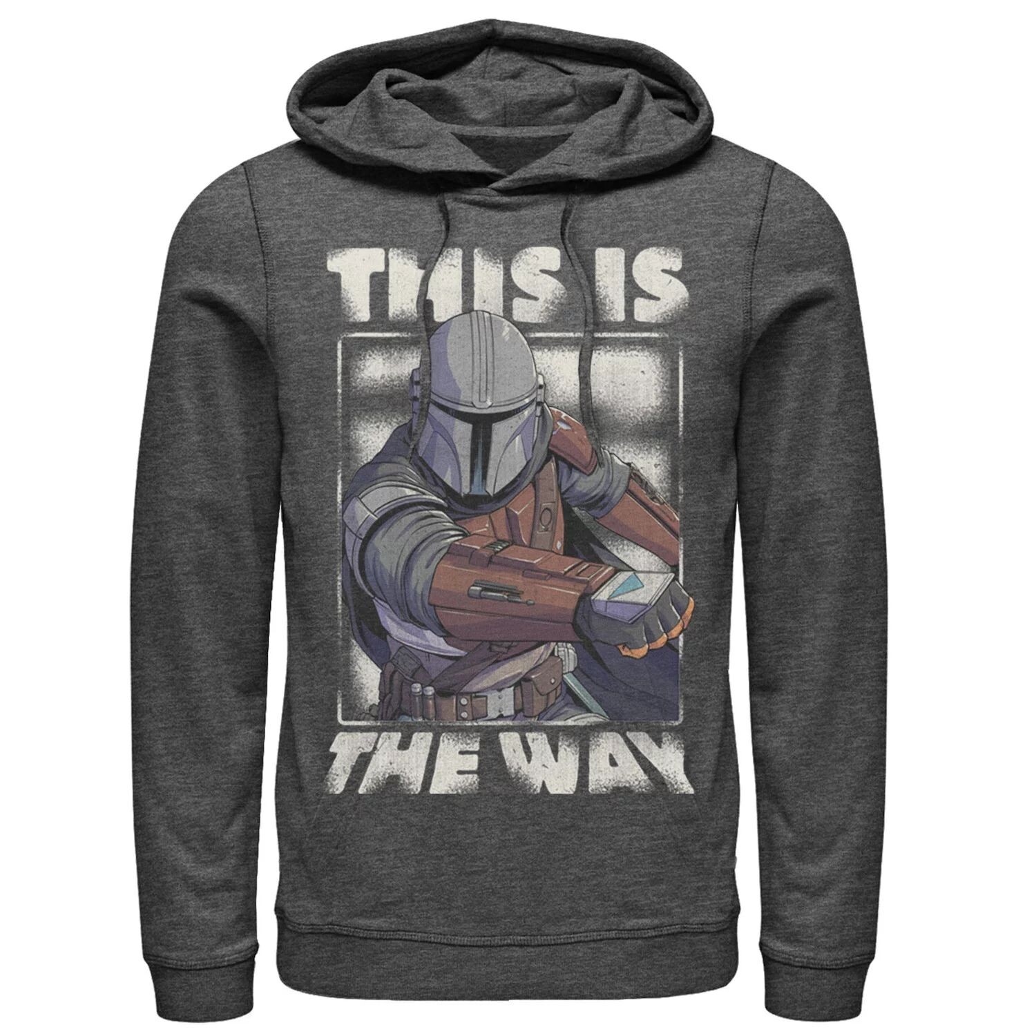 

Мужская толстовка с портретом «Звездные войны: Мандалорец This Is The Way» Licensed Character