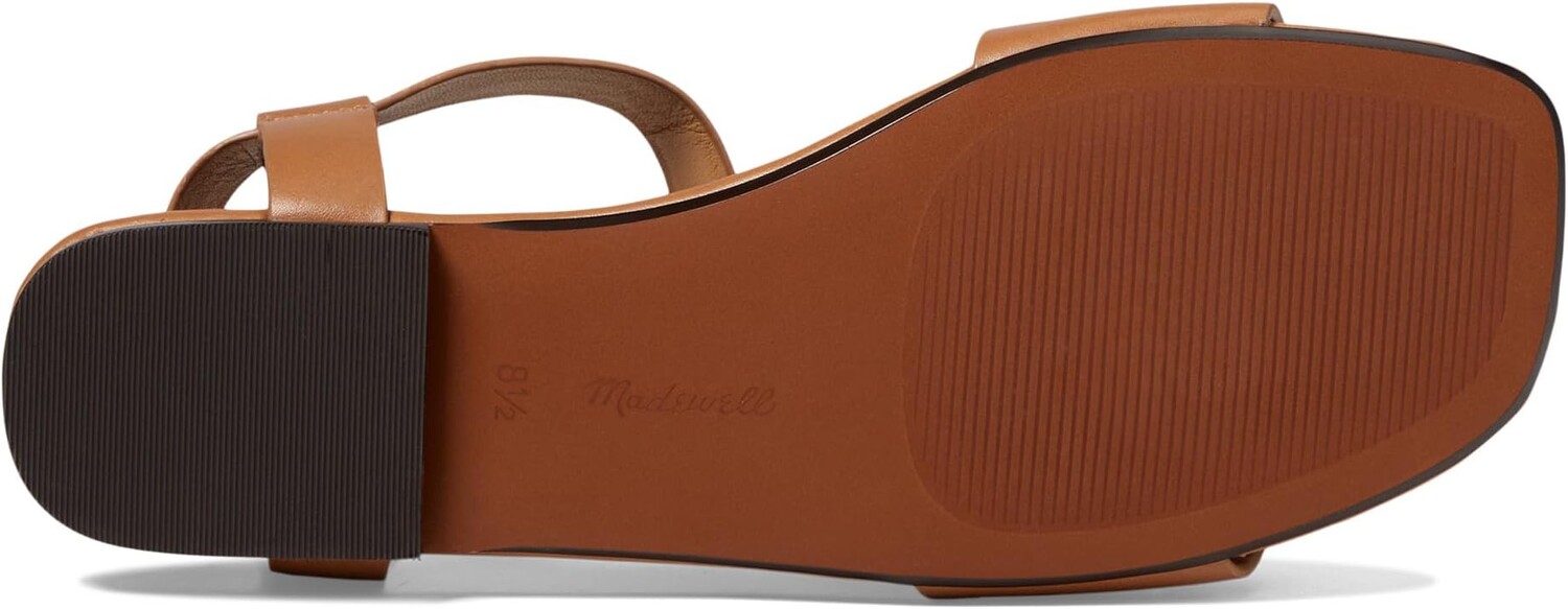 Сандалии Madewell alicante ankle strap sandal, цвет Desert Camel — фото 3