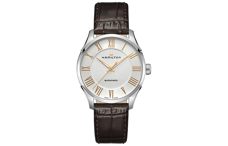 

Hamilton Часы Jazz Series Automatic Mechanical Movement Unisex Watch 40mm White Dial Stainless Steel Case Leather Strap, White Dial H42535550