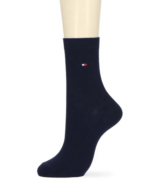 Носки школьные Tommy Hilfiger с логотипом, хлопок, белый — фото 2