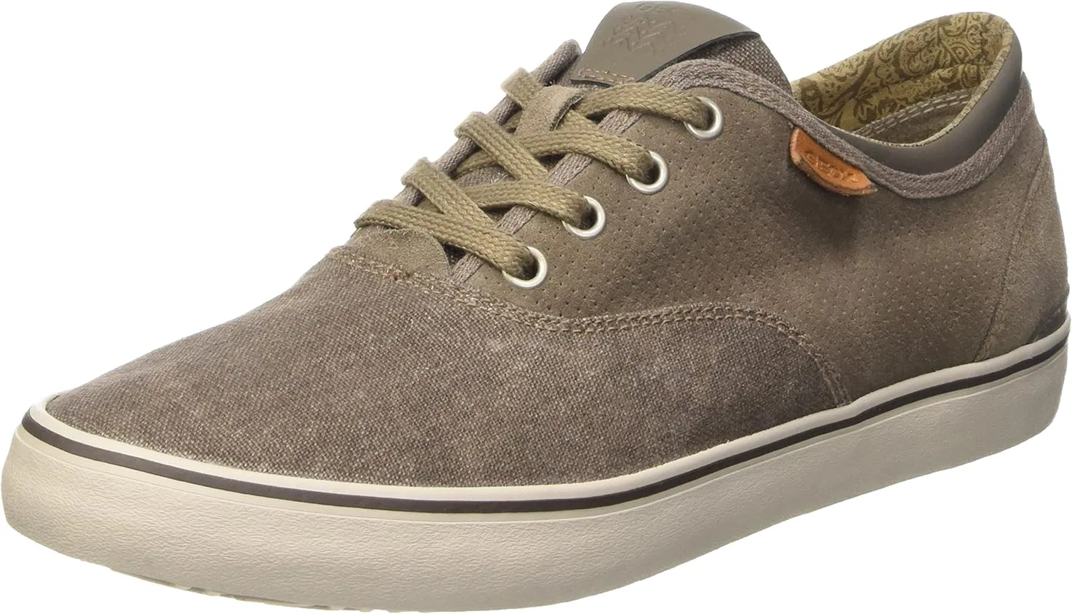 Мужские кроссовки Geox - - Спортивные броги на шнуровке, Beige C1018