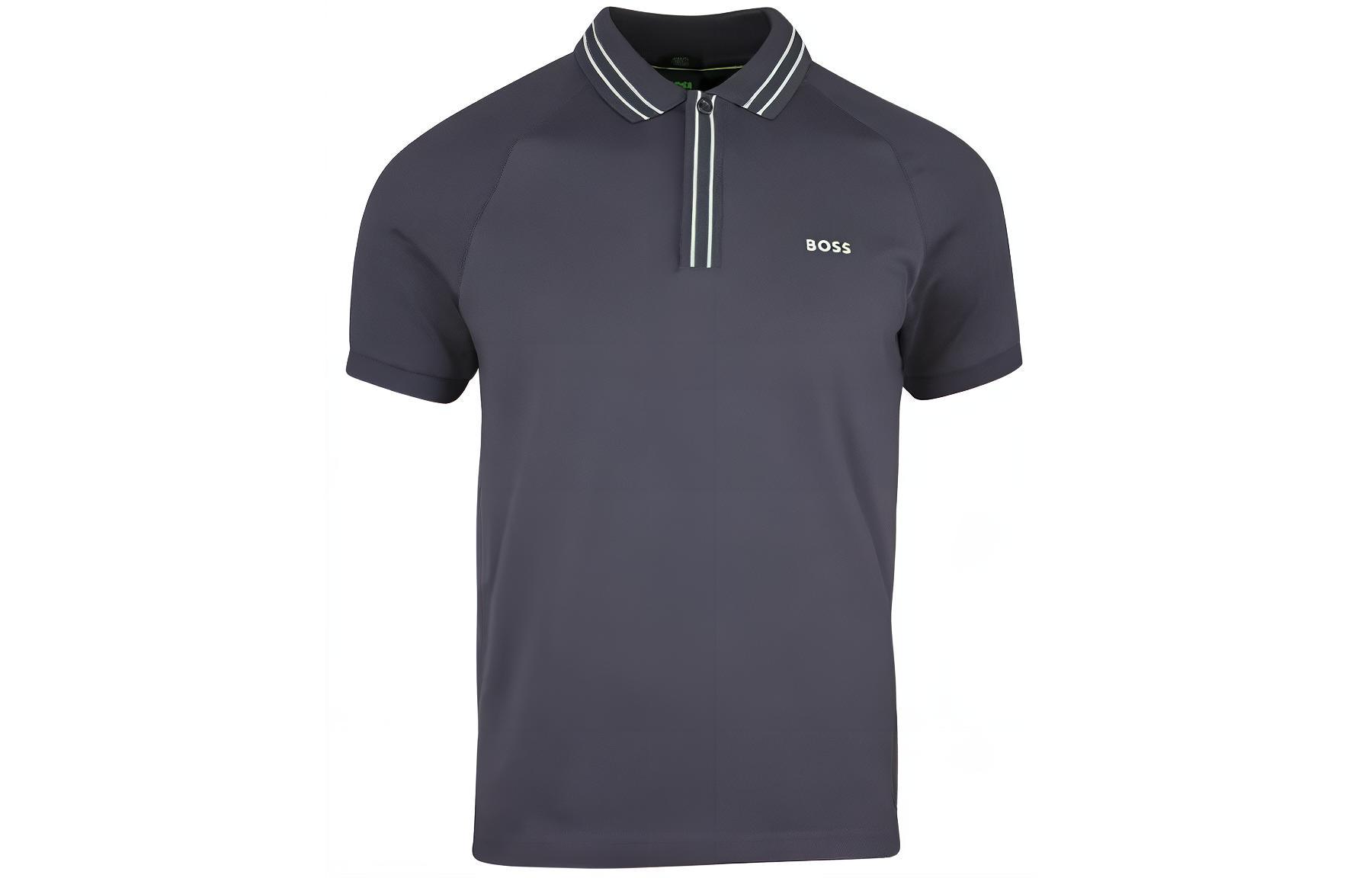 

Футболка поло мужская серая HUGO BOSS