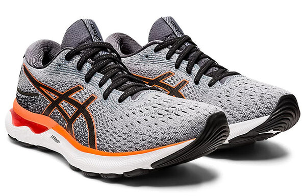 Кроссовки гель нимбус 24 Asics, серый — фото 3