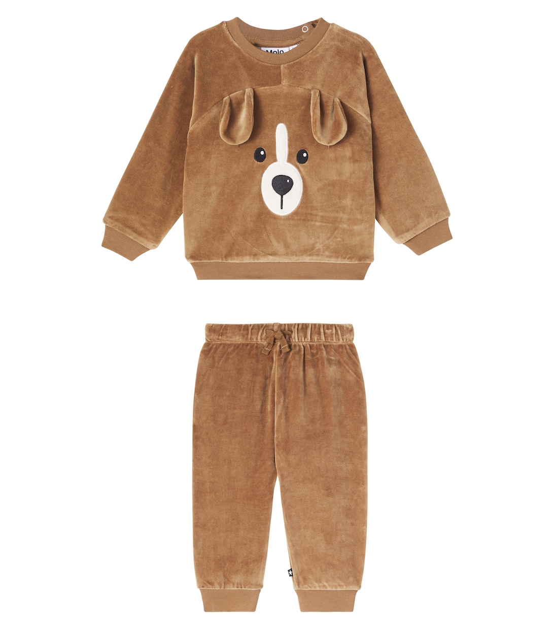 

Комплект из толстовки и спортивных штанов Baby Doggy Molo, Fawn