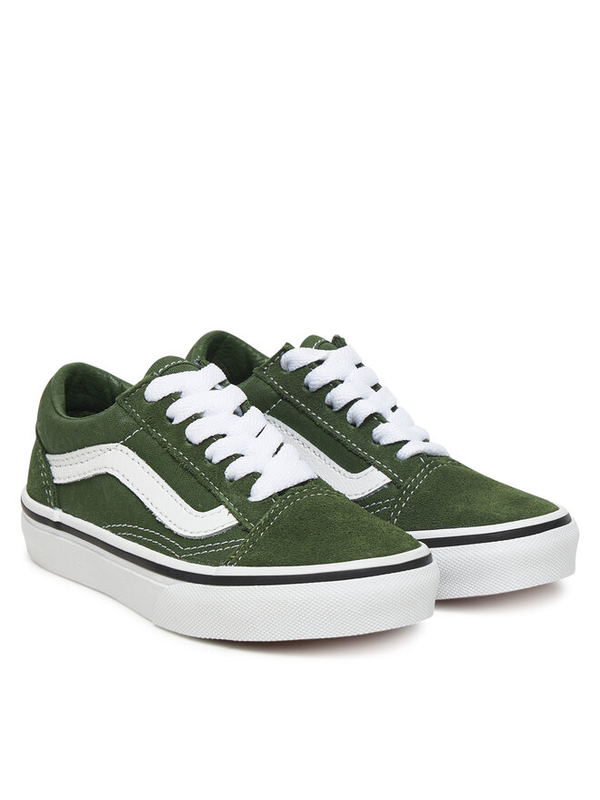 Тканевые кеды Old Skool VN000E9RZ3R1 Vans, зеленый — фото 2