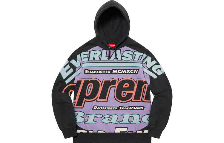 Толстовка Supreme Everlasting, черный — фото 2
