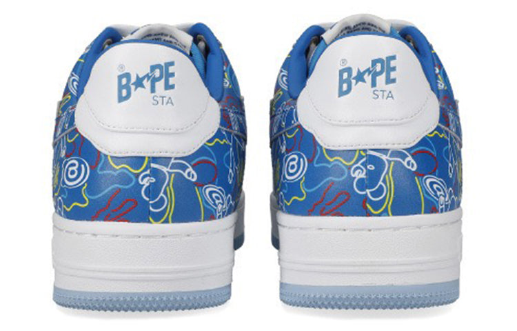 Кроссовки A BATHING APE WMNS Sta BE@R CAMO x Medicom Toy Exhibition Blue Camo — фото 3