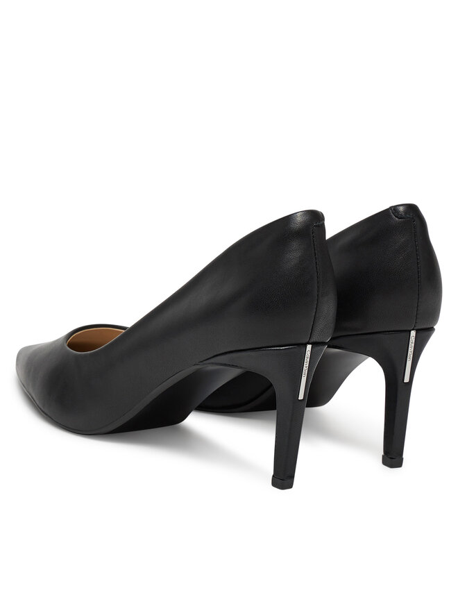 Туфли на высоком каблуке Pump 70 Pointy Hw Bar Lth HW0HW02561 Calvin Klein, черный — фото 3