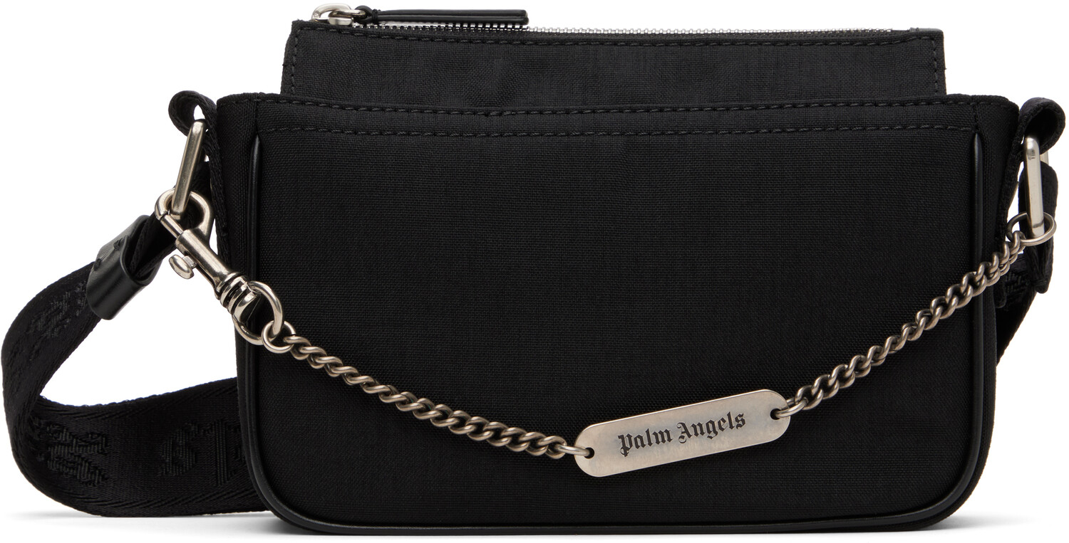 

Сумка через плечо с металлическим логотипом Palm Angels