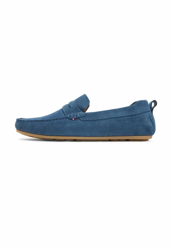 Туфли-мокасины Tommy Hilfiger Suede cleat driver shoes, цвет Эгейское море