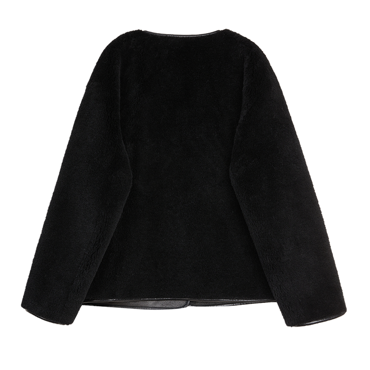 

ELLE Вельветовая куртка Women's Black Crew Neck Moderate