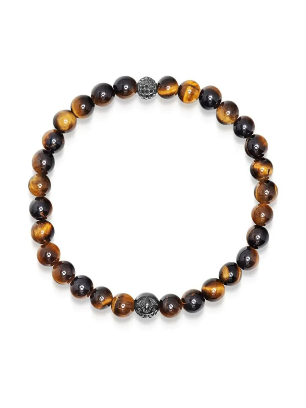 

Браслет из бусин Nialaya Jewelry, коричневый